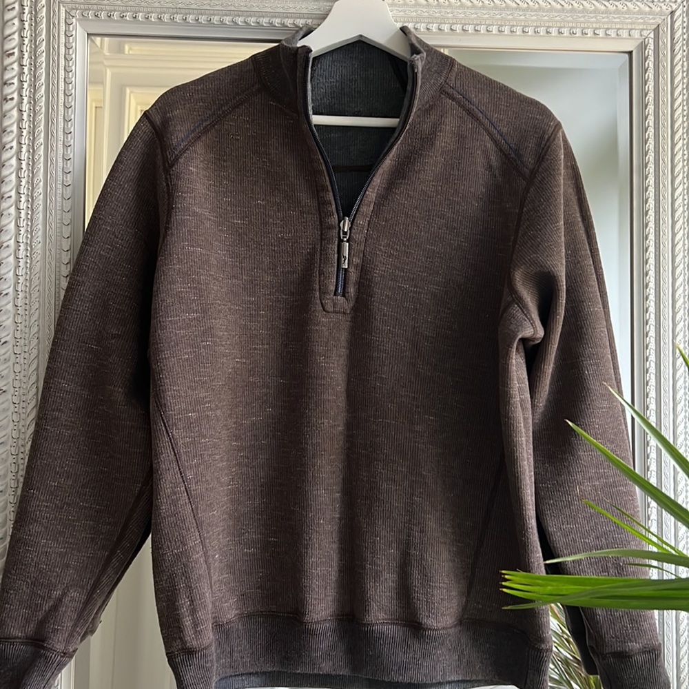 Reversible Tommy Bahama Half Zip Sweater